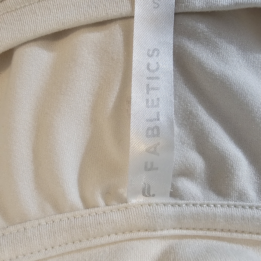 Fabletics Cream Crop Top - Picture 4 of 4